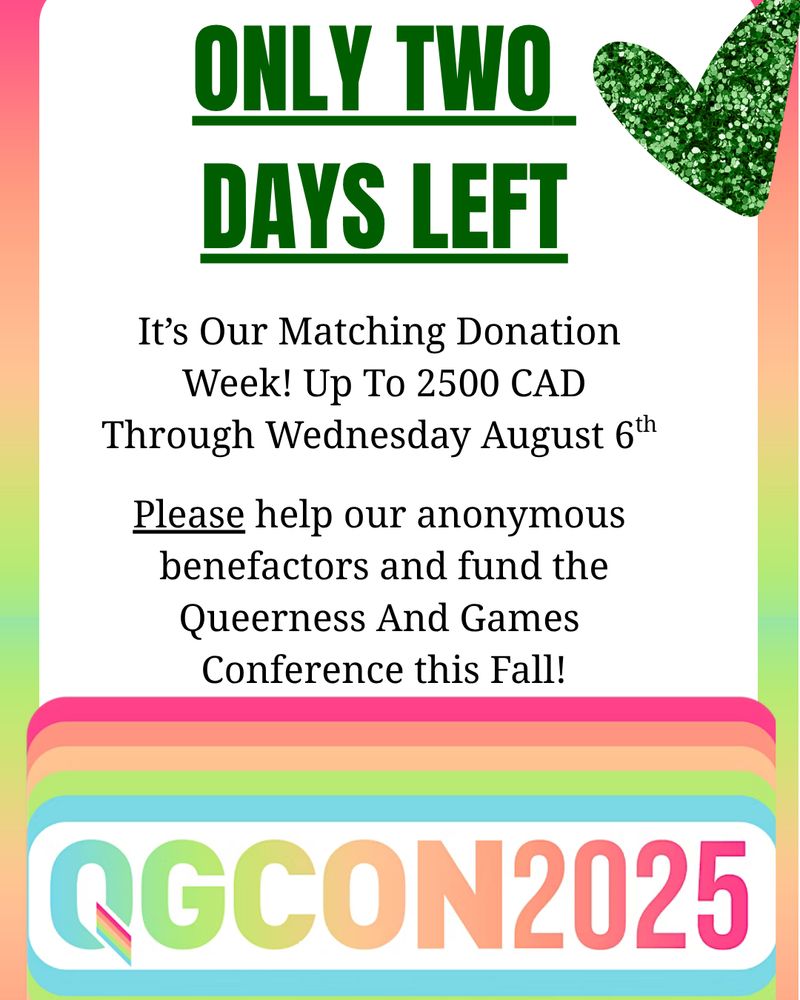 just two days left in the fundraiser!