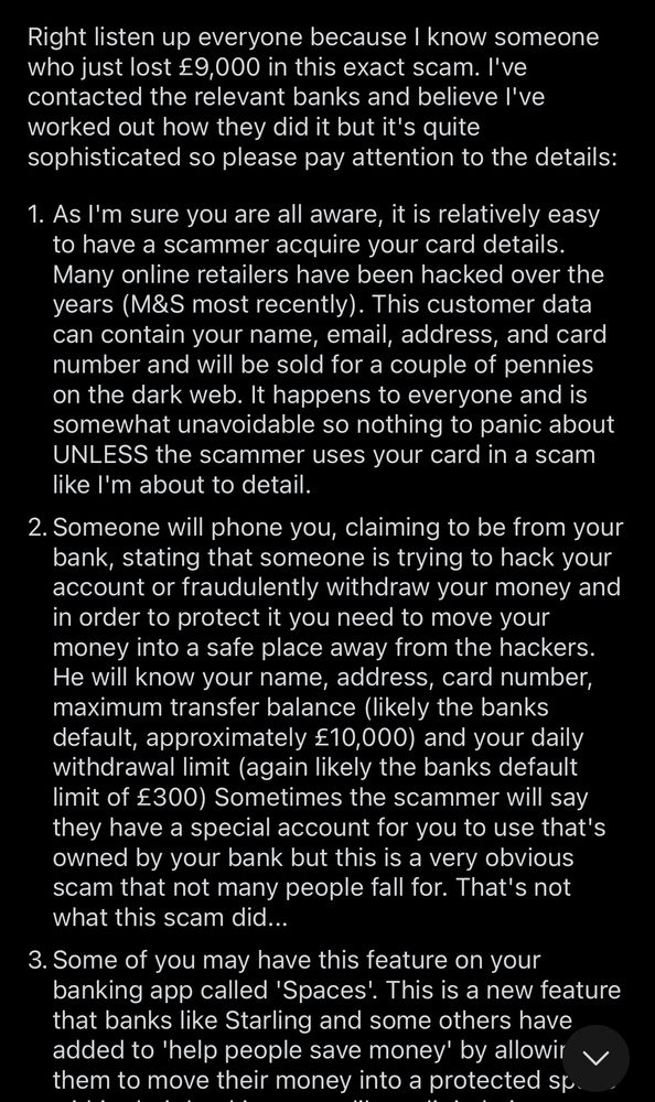 Screenshot of this post: https://www.reddit.com/r/starlingbankuk/s/9FCCFdJkQ6