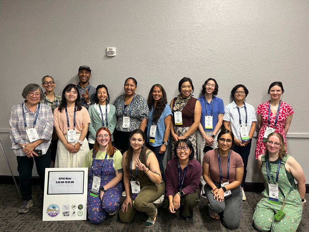 BIPOC botanists at the mixer 