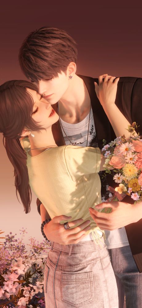 Love and Deepspace: MC and Caleb being adorable 