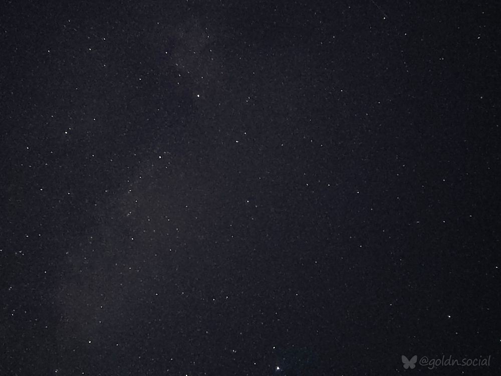 The night sky with thousands of stars. The Milky Way's band is visible. 

Camera: Galaxy S23+
12MP | ISO 500 | 23mm | -2.0ev | F1.8 | 30" | WB 5200K