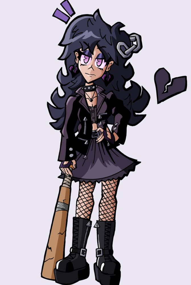 Another one of my OCs who is going to feature in my future planned webcomic, she and Mary are in a relationship together!