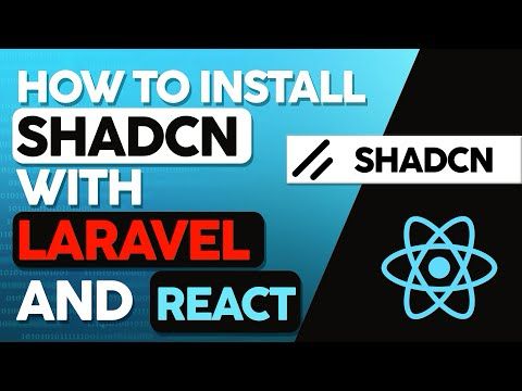 Install Shadcn UI on Laravel Project (React)