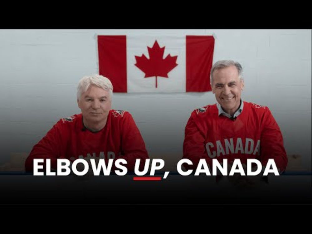Elbows up, Canada.