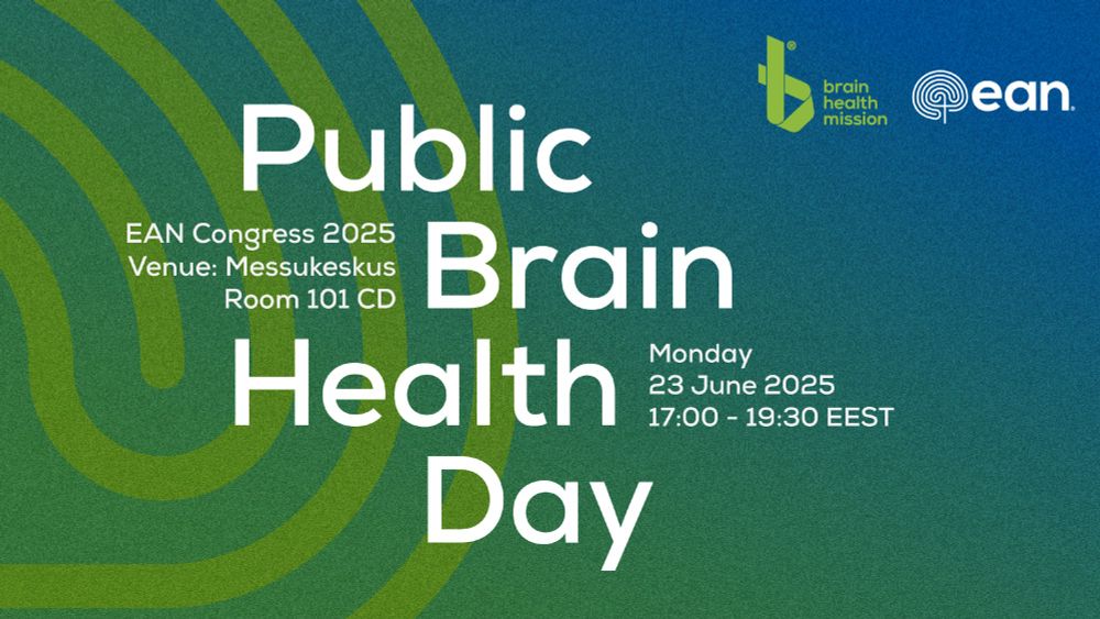 Sinivihreällä taustalla teksti: Public Brain Health Day.