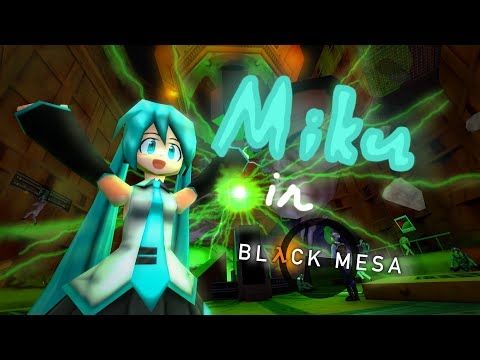 Miku in Black Mesa