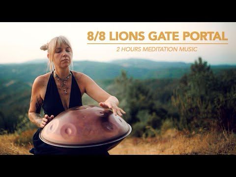 8/8 Lions Gate Portal | 1 Hour Calming Handpan Meditation Music | Changeofcolours
