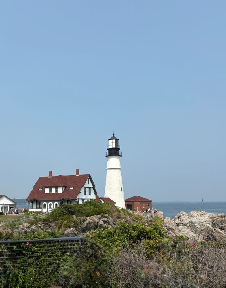 Landscape photo of the Portland Head Lighthouse
