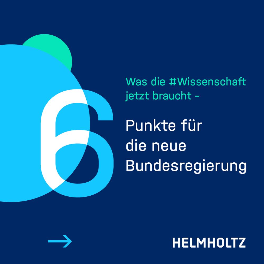 SharePic: Was die Wissenschaft jetzt braucht - 6 Punkte für die neue Bundesregierung