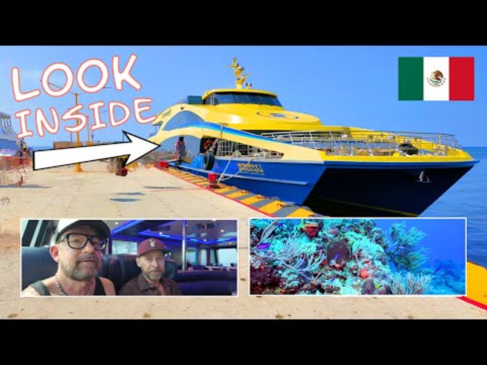 Ferry to Cozumel | Stunning Blue Water, Wildlife & Chocolate Paradise!