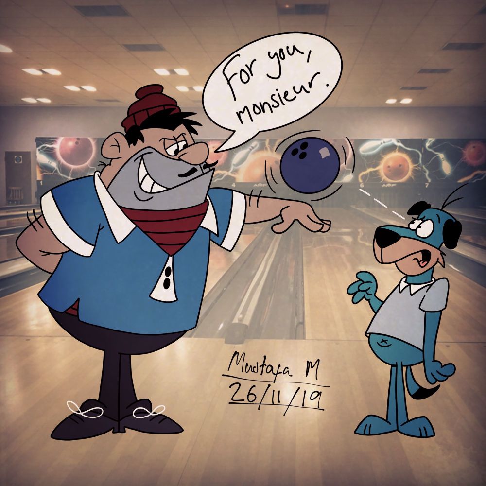 A Bowling Match Moment