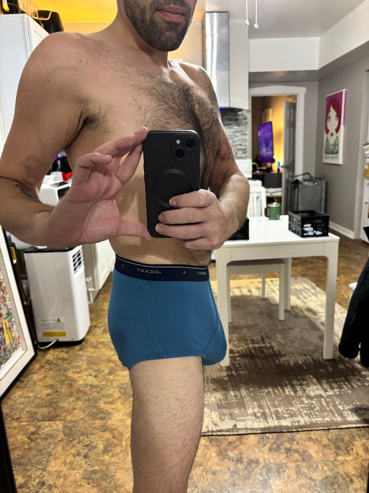 blue Jockey y-front briefs