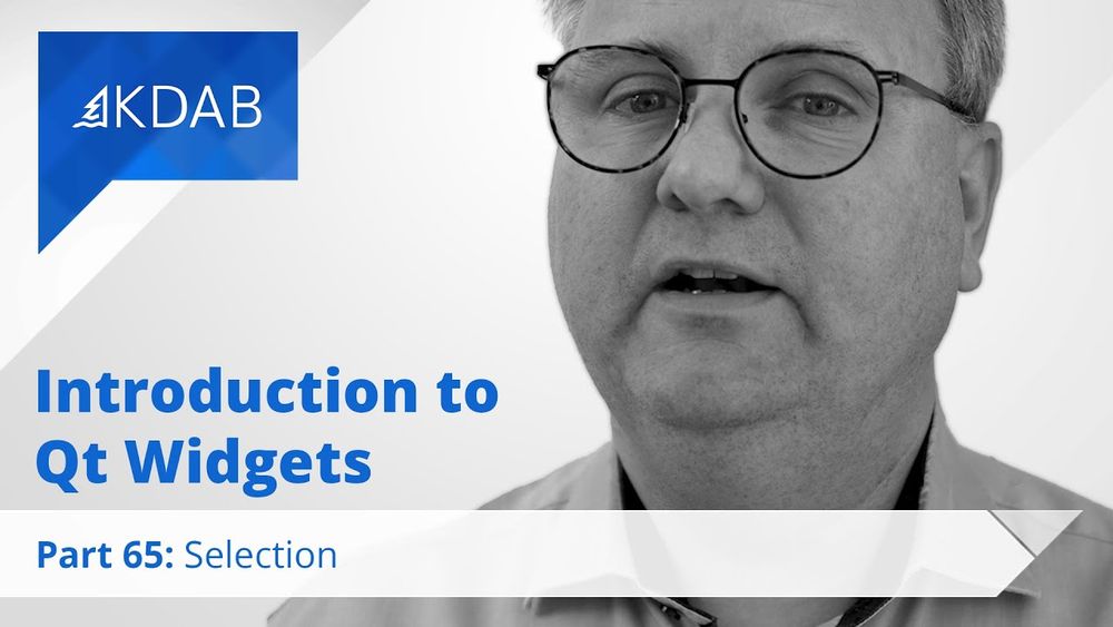 Introduction to Qt Widgets (Part 65) - Selection