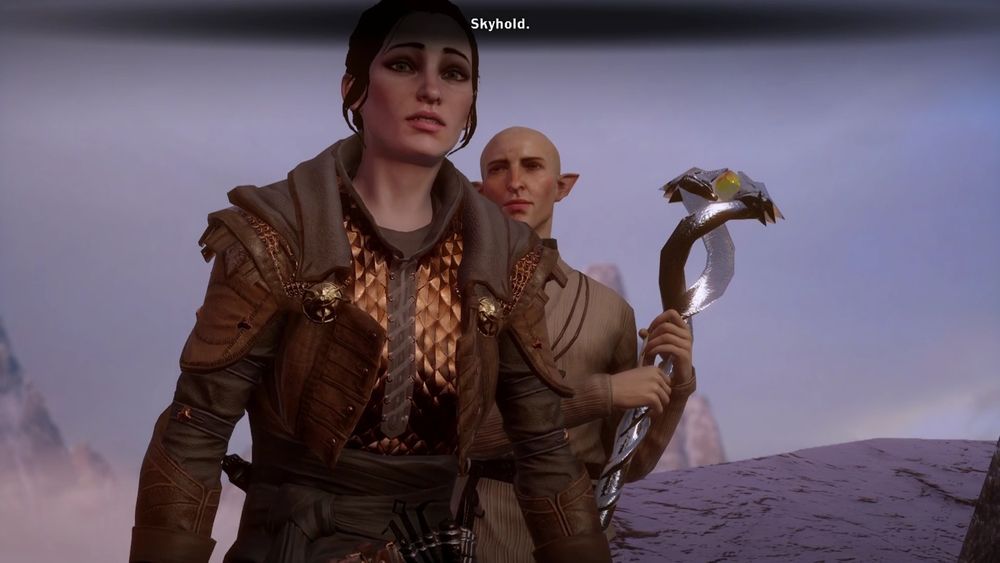 Solas surprises the Herald with a castle 