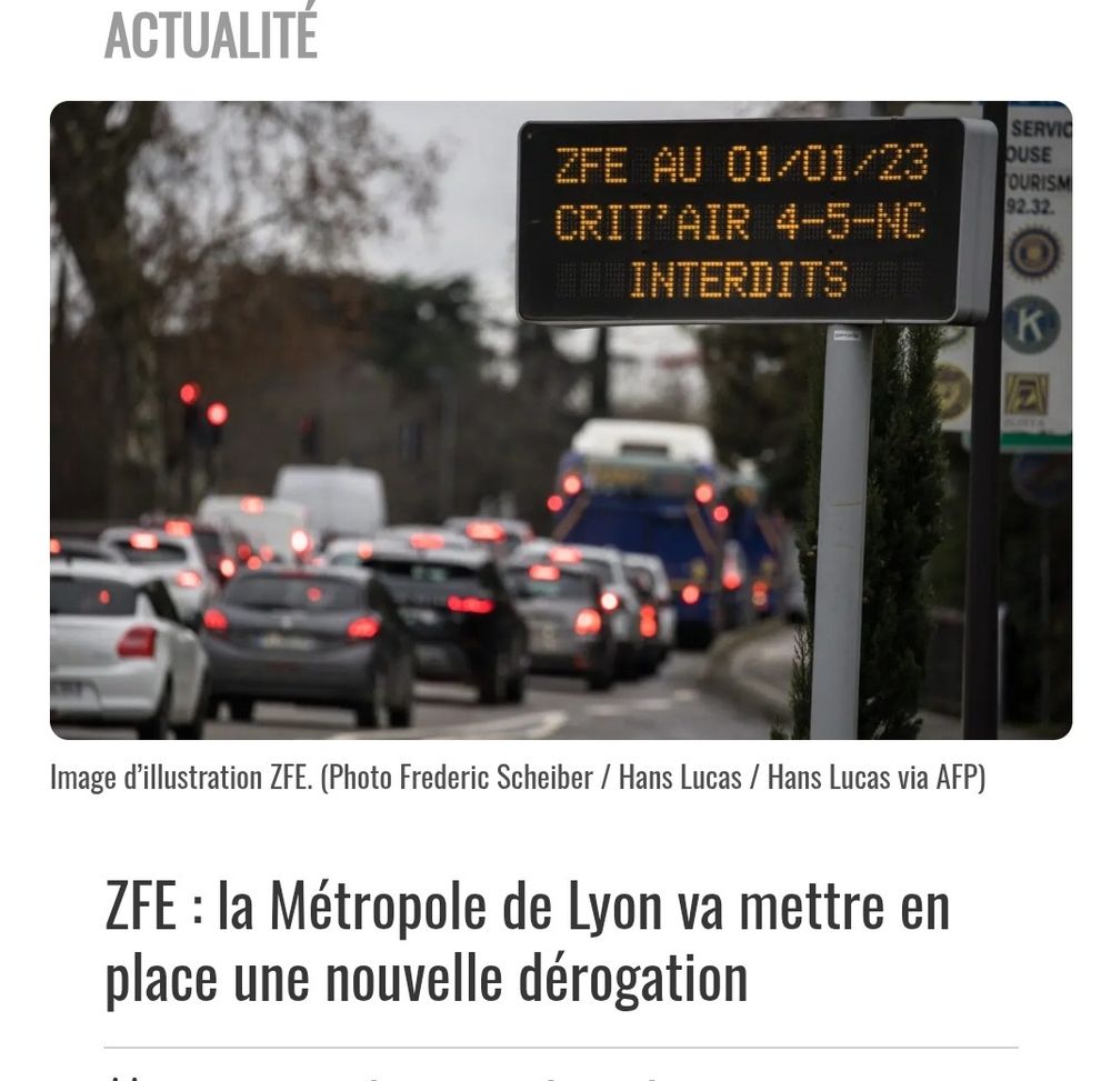 Image d'illustration de la ZFE.