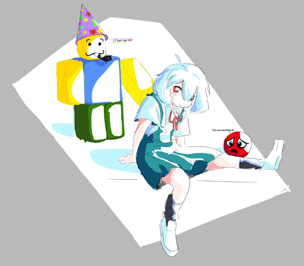 Party Noob saying "it will be ok" they're comforting Rei evangelion, sitting all empty feeling and such after the distressed ball called her out on her mental instability. Many such cases of evangelion characters.