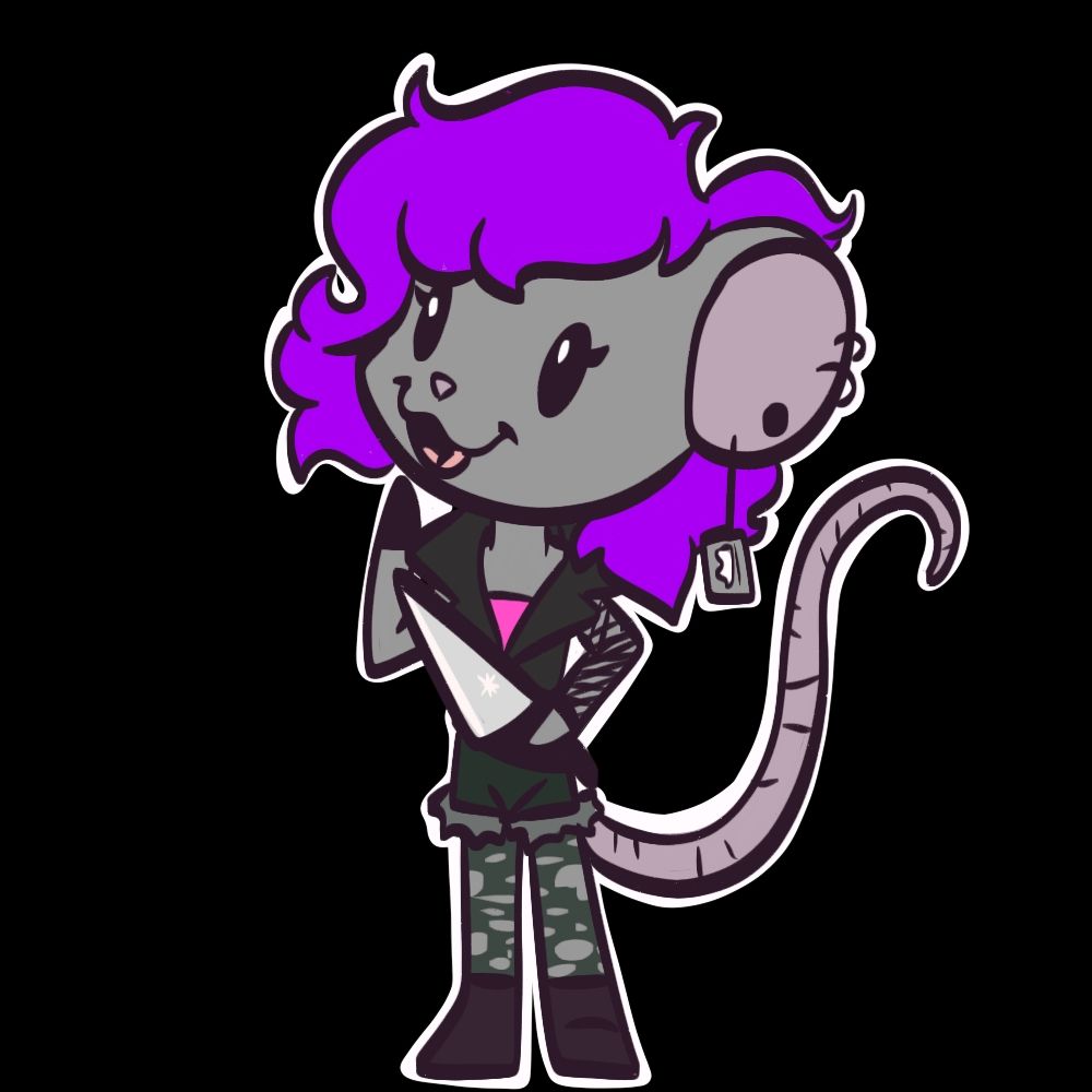 Amara Amanita w her trusty knife