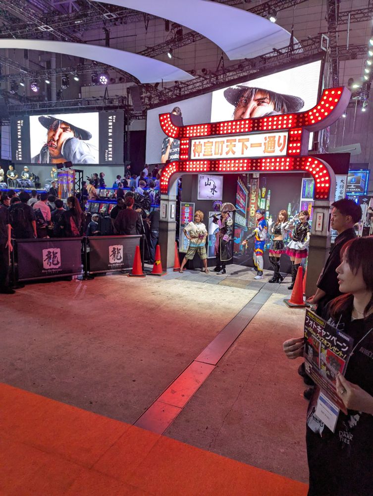 Yakuza booth at TGS