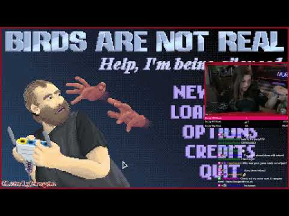 Birds Are Not Real: Help I am being silenced! DEMO - Full Playthrough - Stream