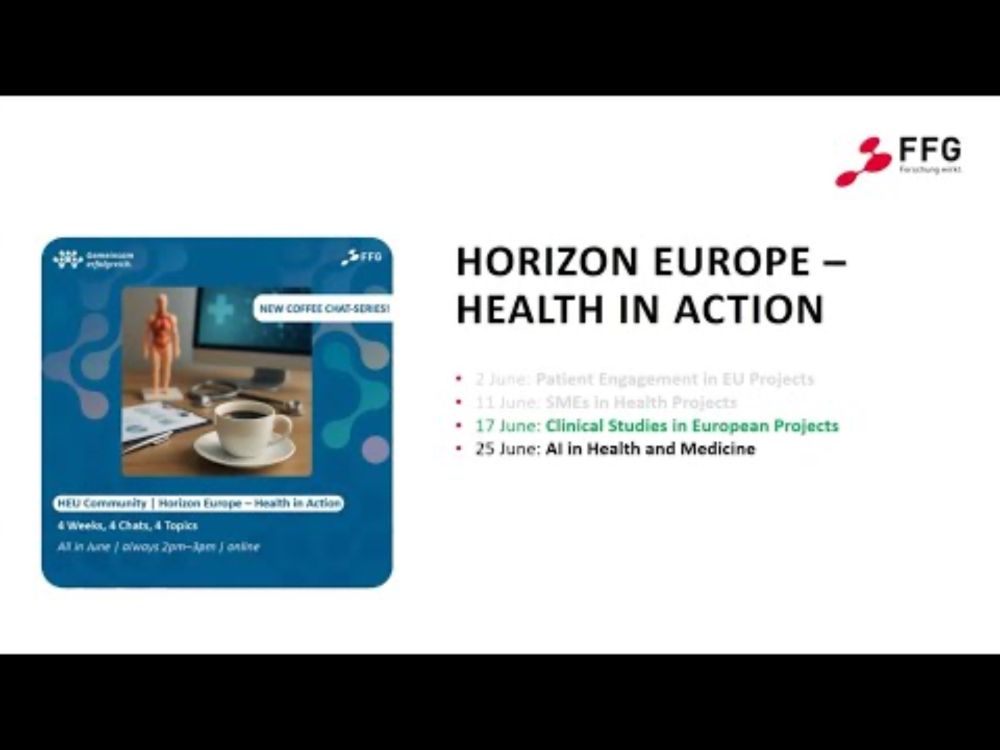 Horizon Europe – Health in Action: Clinical Studies in European Projects