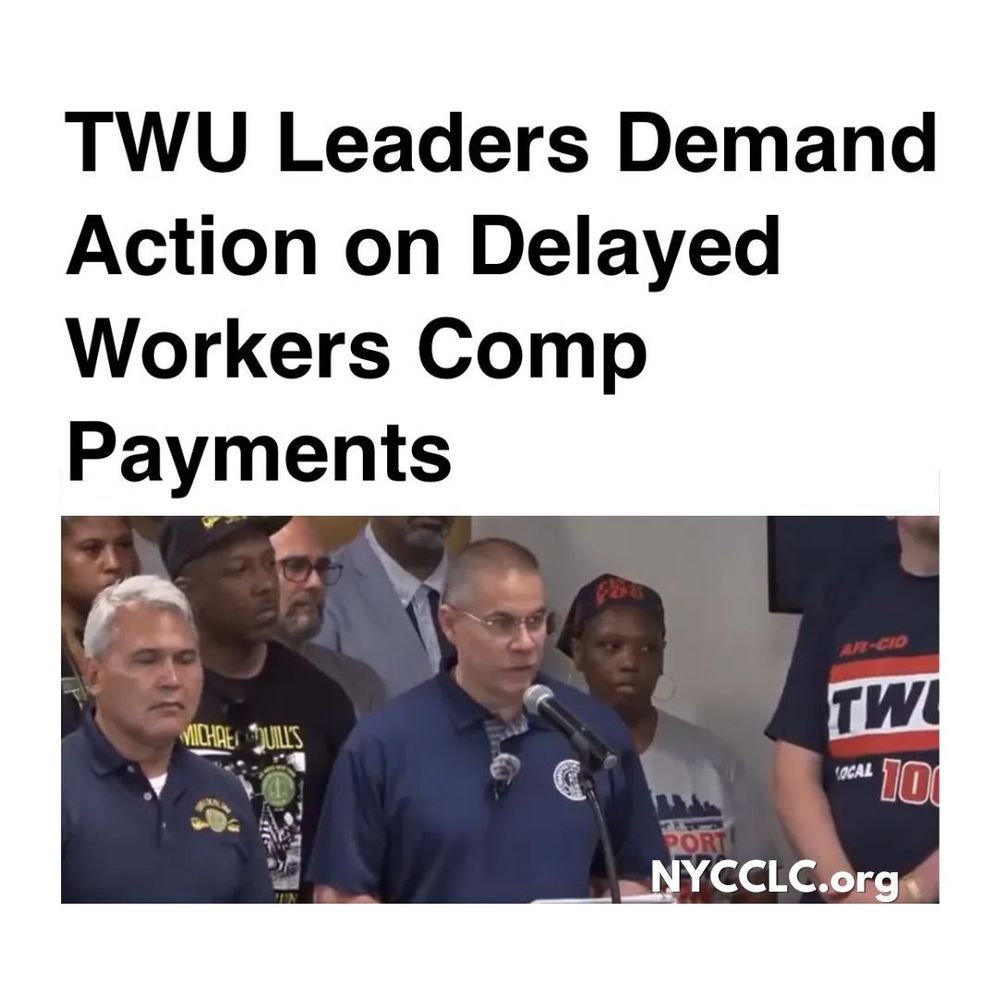 TWU Leaders Demand Action on Delayed Workers Comp Payments