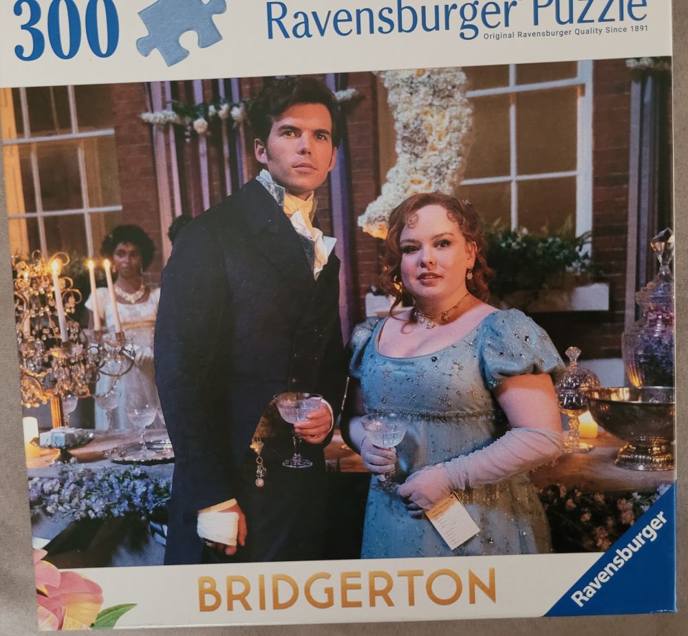 Box of Ravensburger "Bridgerton: Season 3" 300 Piece Jigsaw Puzzle, No. 12001229