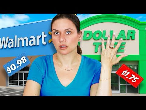 Dollar Tree vs Walmart: Walmart WINS on Price