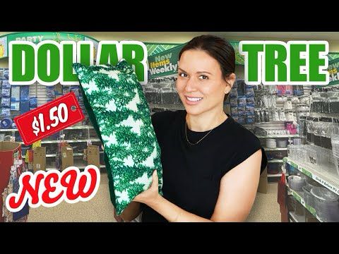 I Bought New Dollar Tree Products: Christmas Pillow $1.50