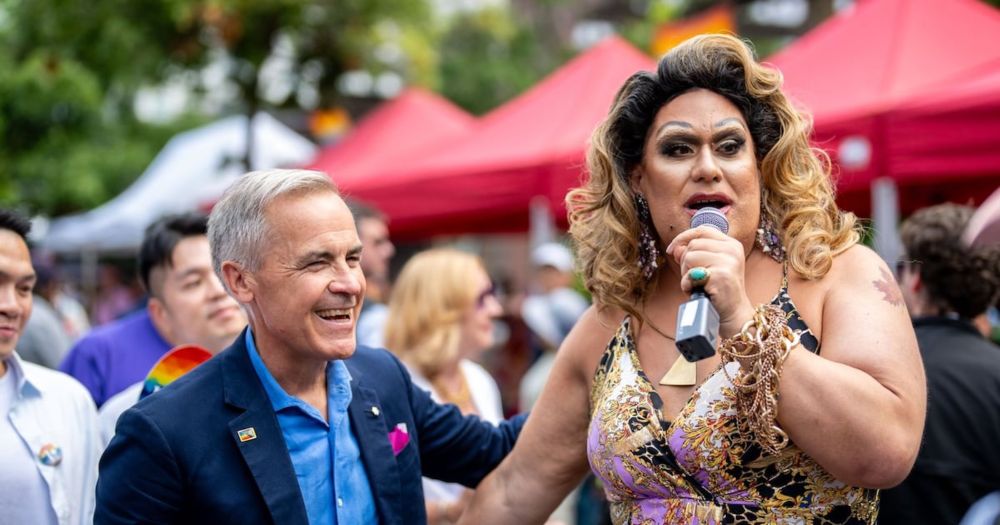 Prime Minister Mark Carney attends Vancouver Pride parade