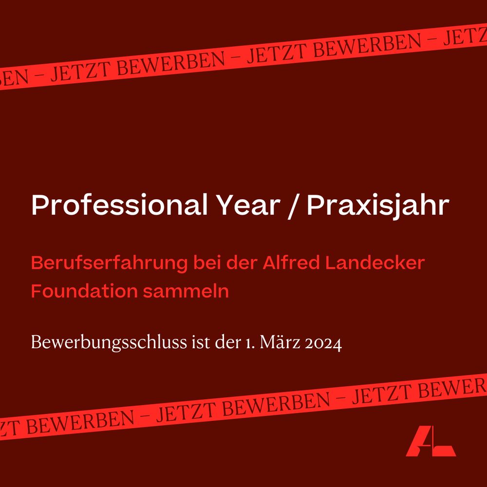Professional Year / Praxisjahr 
Berufserfahrung bei der Alfred Landecker Foundation sammeln 
Bewerbungsschluss ist der 1. März 2024
Jetzt bewerben!
