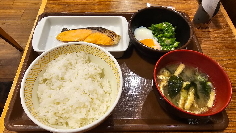すき家の朝食