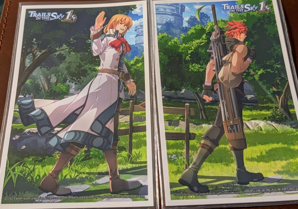 Olivier and Agate character cards