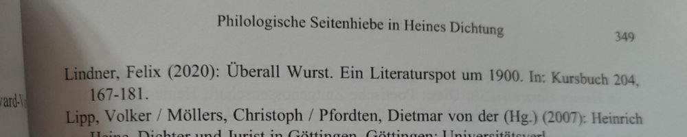 Felix Linder: Überall Wurst