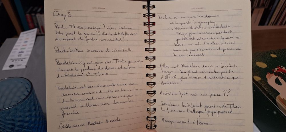 Notes sur le déroulement du chapitre 5 et un début d'analyse