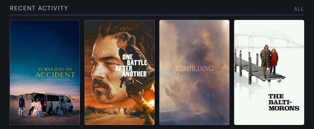 It Was Just An Accident, One Battle After Another, Rebuilding, The Baltimorons