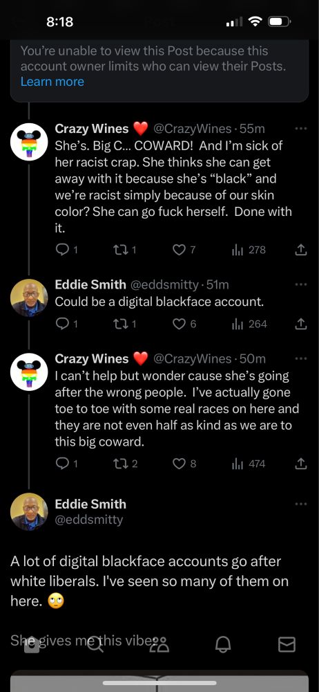 White people jumping at the thought a Black woman could be a white man and thinking bc a Black man said it it was okay to misgender and call and Black woman a white man