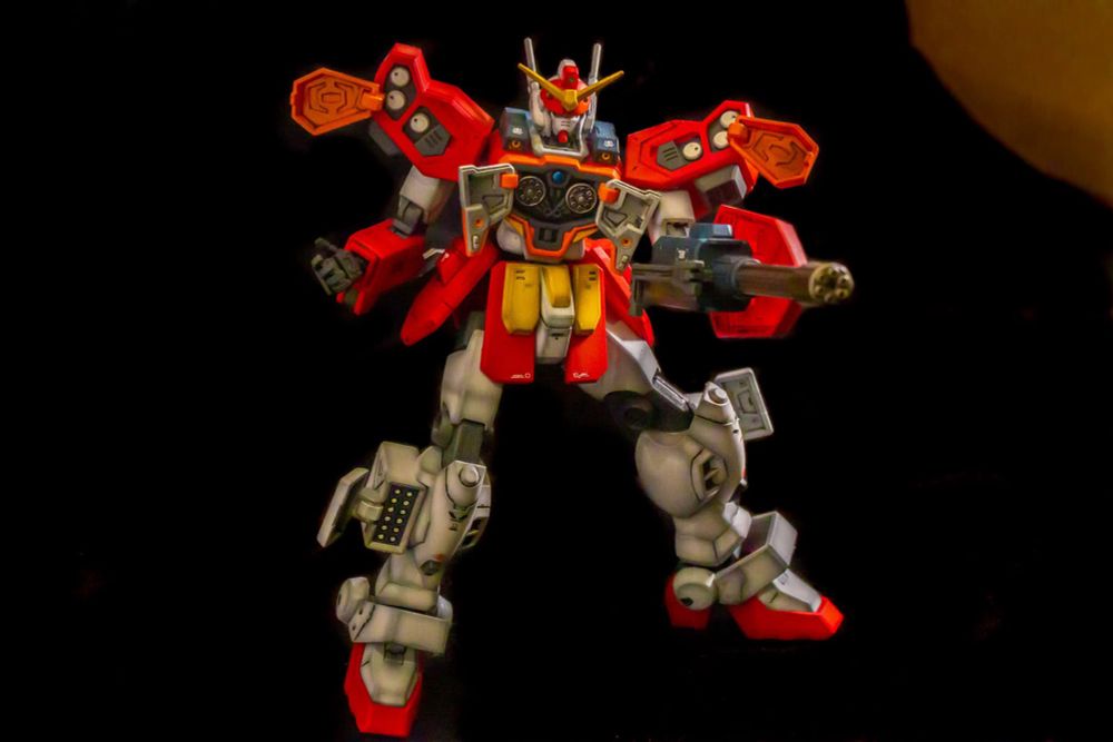 Photo of a nicely painted High Grade Gundam