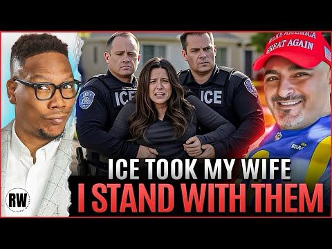 Iranian Man Stands By Trump as ICE Takes Wife Away