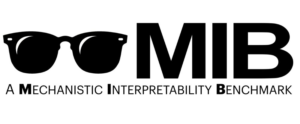 Logo for MIB: A Mechanistic Interpretability Benchmark