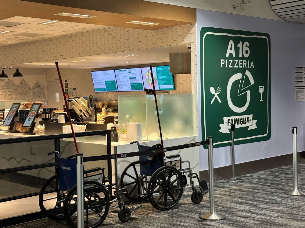 A photo of a restaurant called A16 Pizzeria.