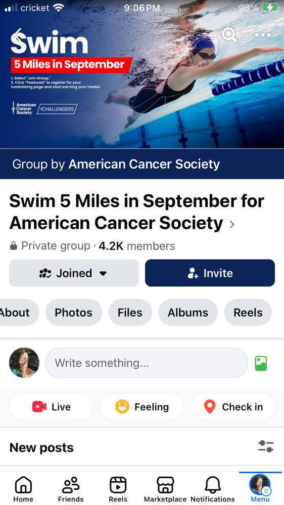 Let’s Do this! It took me 5 days, 430 laps…..total time 9 hours! 