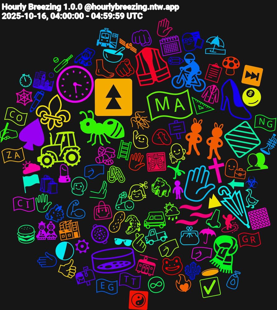 Emoji Cloud; its emojis (sorted by weighted frequency, descending):  🇲🇦, ✝, 🌂, ⏫, 🧫, 🧣, 🦺, 🚴‍♀️, 🚜, 🕞, 🔷, 👯‍♀️, 👠, 🐜, 🌫, ✋🏽, ⚜️, ♠, 🫸🏻, 🫵🏽, 🫲🏻, 🫰🏼, 🫚, 🪿, 🪳, 🪧, 🪜, 🩻, 🧴, 🧑‍⚕️, 🧍‍♂️, 🦾, 🦶🏻, 🦧, 🦣, 🥼, 🥣, 🥜, 🥘, 🤸‍♀️, 🤦🏽‍♂️, 🤛🏽, 🤛🏼, 🤛🏻, 🛻, 🛰, 🛍️, 🚐, 🚋, 🚉, 🙋🏻‍♂️, 🗓️, 🖐🏼, 🖐🏻, 🖊️, 🖇️, 🕸, 🕶, 🕳, 📬, 📐, 📋, 💪🏽, 💇, 💄, 👱🏻‍♀️, 👩‍💼, 👩‍🏫, 👥, 👜, 👛, 👍🏾, 👊🏻, 👃🏻, 🐸, 🐗, 🐊, 🏾, 🏴, 🏭, 🏙️, 🏏, 🏄, 🎺, 🎱, 🎎, 🍔, 🍄, 🌵, 🌦️, 🌥, 🌓, 🇿🇦, 🇹🇹, 🇳🇬, 🇬🇷, 🇪🇬, 🇨🇴, 🇨🇮, ⬅, ❤‍🔥, ✏, ✍🏻, ✋🏻, ⛱️, ⛰, ⚙, ♾, ☯️, ☣, ☑️, ☂, ⏱, ⏭️