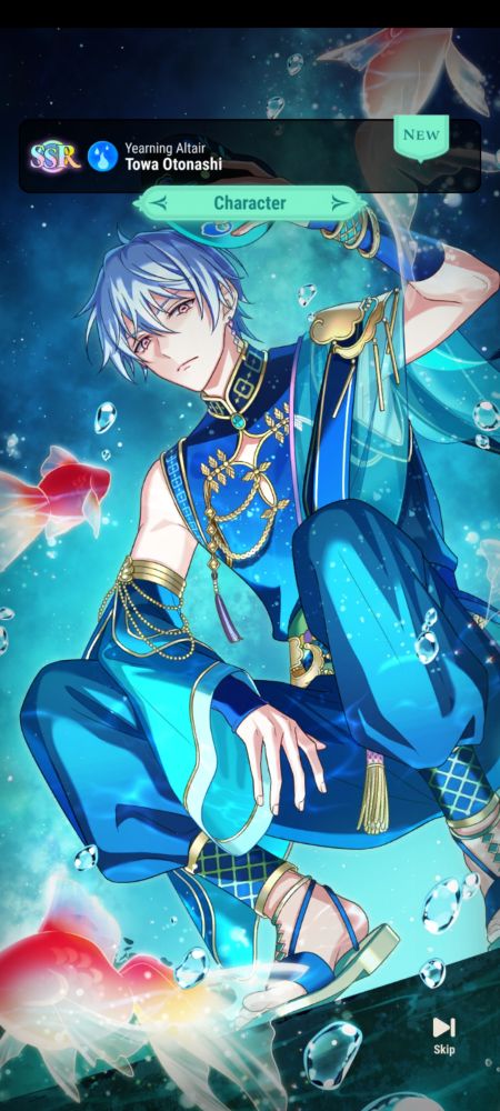 Carta SSR do Towa Otonashi no game Tokyo Debunker