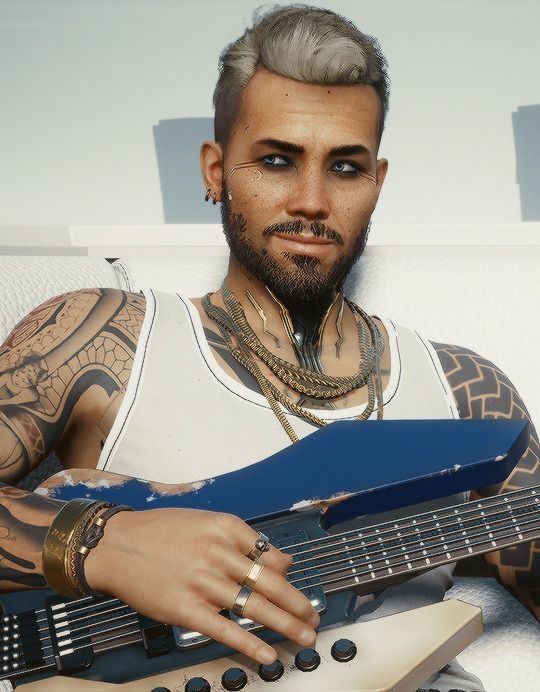 A picture of Kerry Eurodyne from Cyberpunk 2077