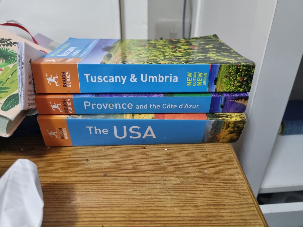 Tuscany, Provence, and US Rough Guides