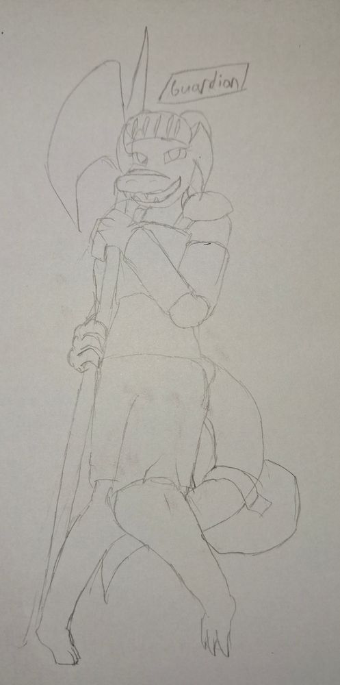 The Guardian! A variant of the Paladin that focuses more on Defending people from harm with Wards and Taunts. While they're not often strong fighters, they also don't need to be if they can no-sell Damage long enough for the tram to take over.

For those who have read Sacri//Vice (no seriously, go read it~ I put a lot of work into it and it's dirt cheap~) you know why I've put Maer as this Class. Fiercely loyal, defensive a cute Dragon, what more d'ya want? Ah f-for her to live? Umm....

(shifts gaze)

W-we'll work something out.