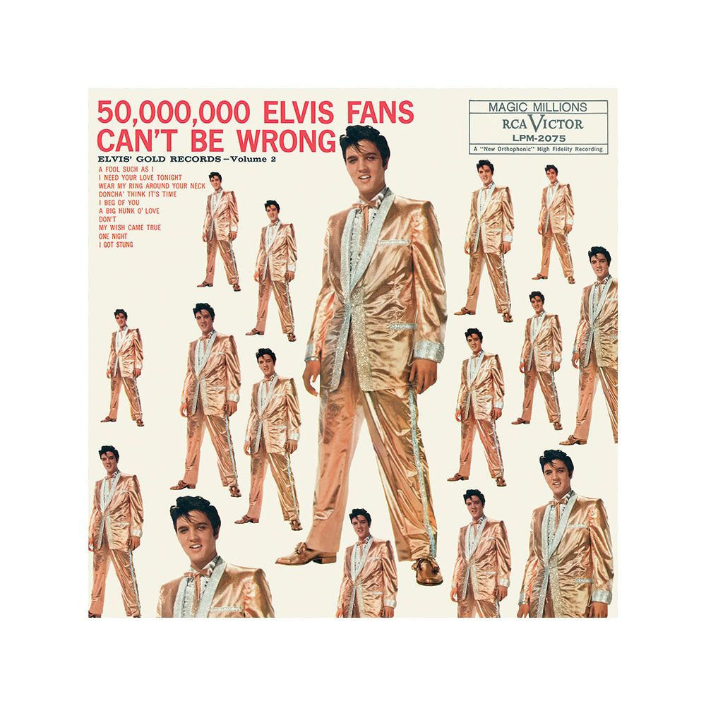 Elvis Presley album called 50,000,000 Elvis Fans Can’t Be Wrong 