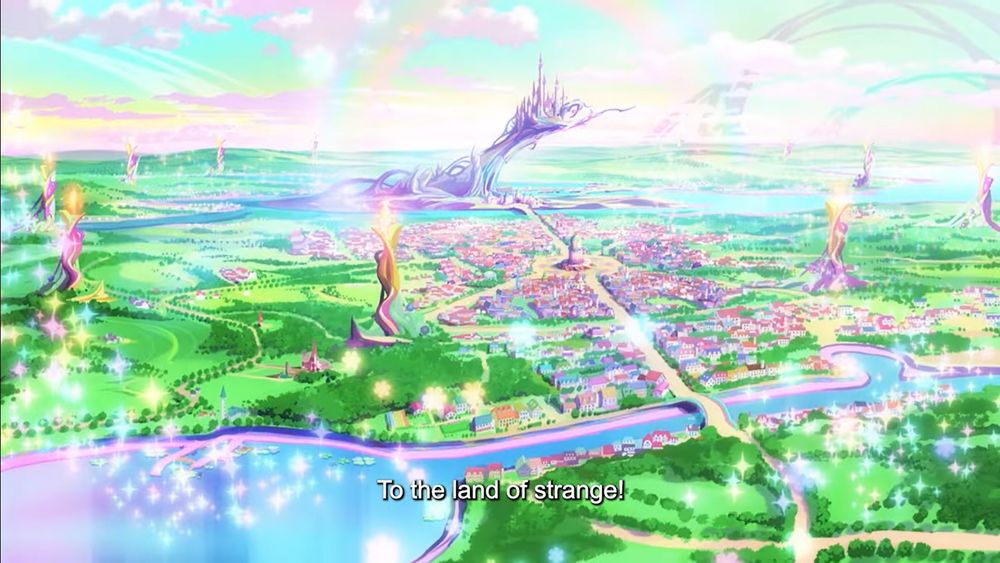 To the land of strange!