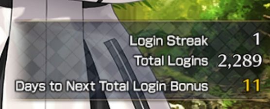 FGO login streak: 1