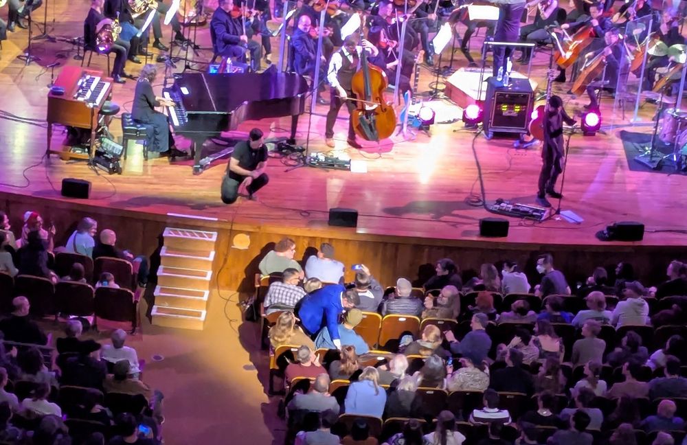 Colin straddling Mike, as seen from above